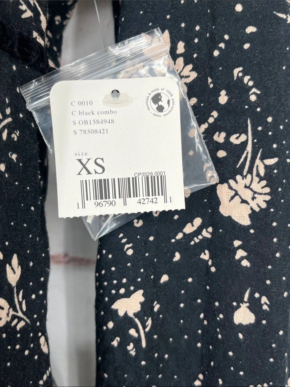 🆕Free People “Tess” Floral Babydoll Dress, Size XS
